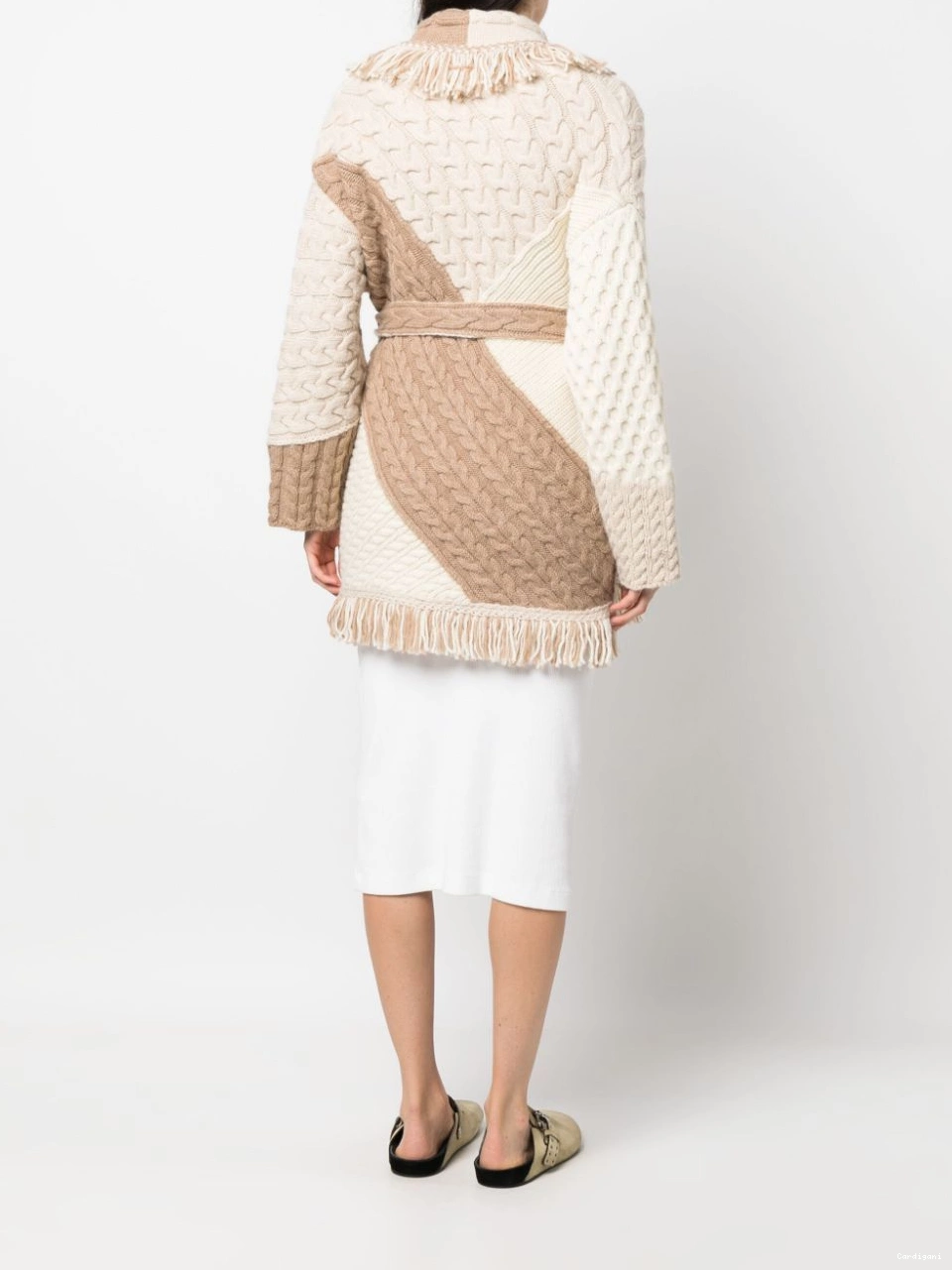 Cheap wool Glacier Alanui Women Talking cardigan 0720